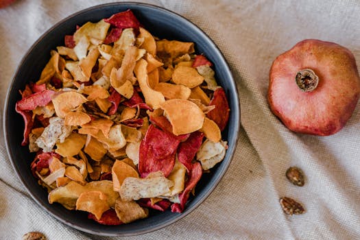 colorful assortment of probiotic-rich foods