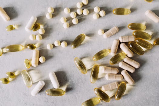 variety of probiotic supplements