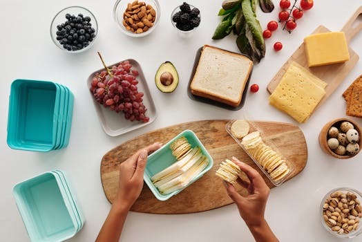 variety of fermented foods