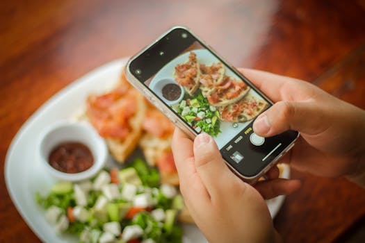 Image of a healthy meal with gut-friendly foods