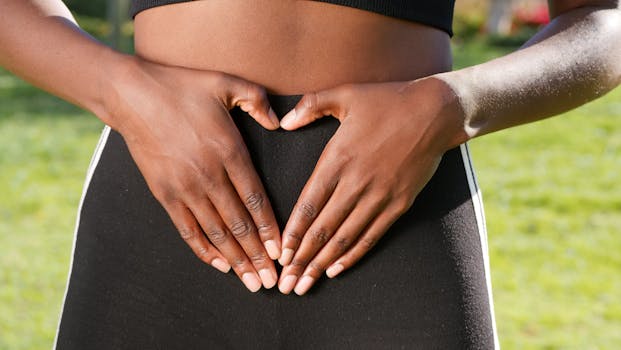 image of a bloated stomach