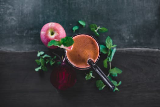 colorful fruit smoothie