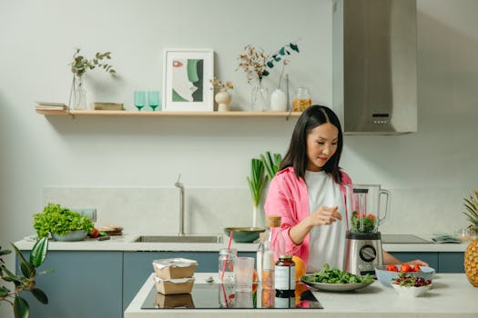 fresh ingredients for smoothies