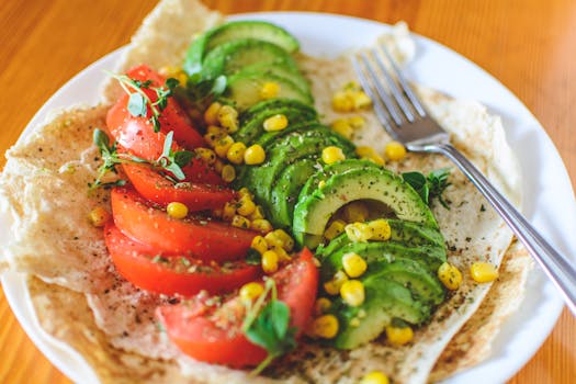 colorful gut-healthy salad