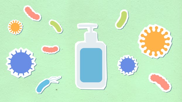 gut bacteria illustration